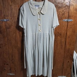 Light Plaid Summer Dress
